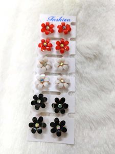 STUDS EARRINGS (SET OF 6)