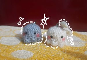 Cute Octopus crochet Keychains