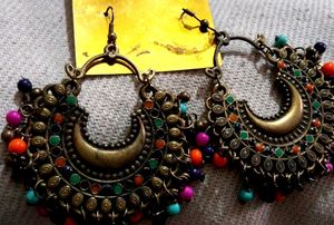 Multicolour Pearls Earings