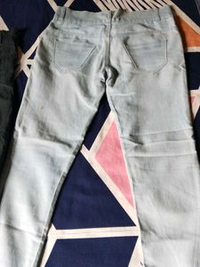 Wide Leg Denim Pants