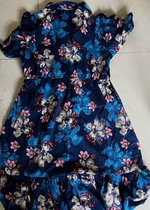 Floral Print Shirt Dress