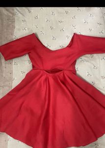 Red Dress &amp; Handbag Combo At 499
