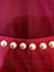 Ethnic Top with Pearl Detail