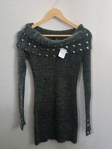 off shoulder winter top