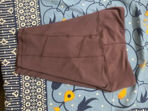 Purple cycling shorts