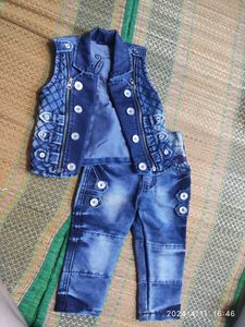 Brand New Denim Jacket And jeans For Baby