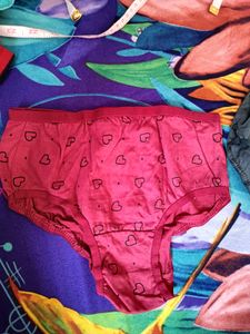 Heart Print Panties
