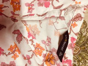 Floral Print Tunic Top