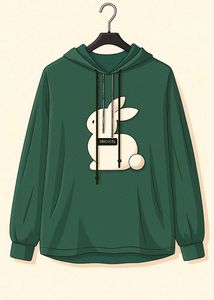 Bunny Graphic Hoodie
