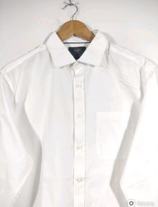 Marks &amp; Spencer White Oversized Shirt Unisex
