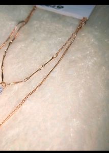 Rose Gold Double Layered Chain