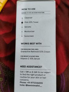 Minimalist PHA 03% Face Toner