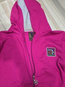Pink Zip-Up Hoodie