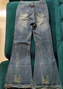 Flared Denim Jeans
