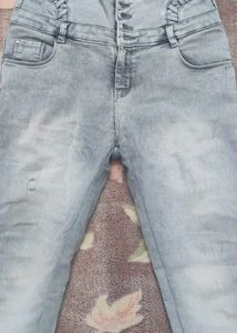Light Wash Distressed Jeans