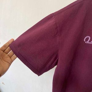 Burgundy Rose Graphic Tee