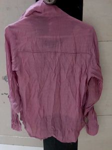 Pink Shirt &amp; Graphic Tee Set