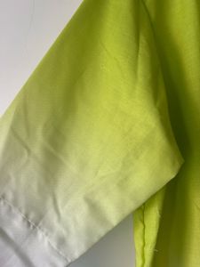 Lime Green Ombre Button-Down Dress XL, XXL