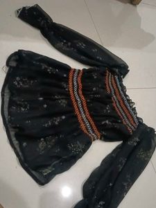 Black Off Soulder Top