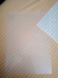 20 A4 Size Transparent Folders
