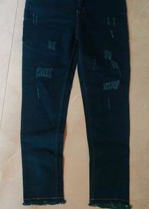 Combo Jeans Size 30 &amp; Ruffle Top Set Xs Siz