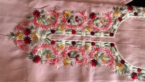 Embroidered Suit Material