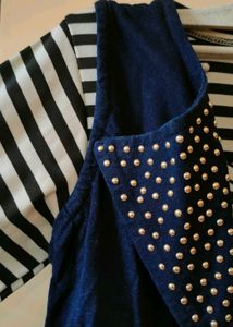 Striped Top with Bolero
