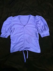 SALE❗️Crop Top - Lavender Ribbed Dori Style 💜