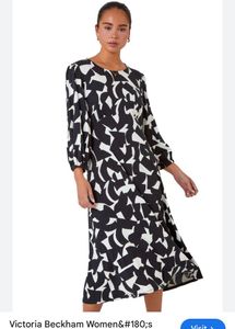 Abstract Print Mini Dress