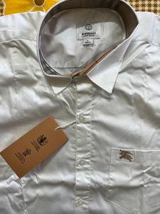 Men’s Burberry Luxury White Shirt Size 42