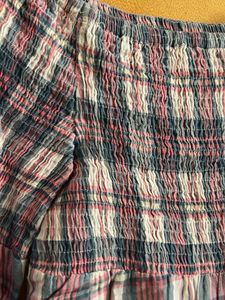 Plaid Off-Shoulder Dress