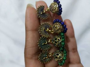Colorful Jhumka Earrings