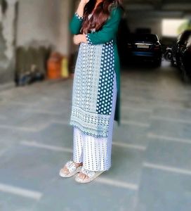 Elegant Green Kurta Set