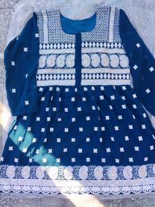 Elegant Embroidered Sharara Set