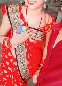 Red Colour Party Wear Saree