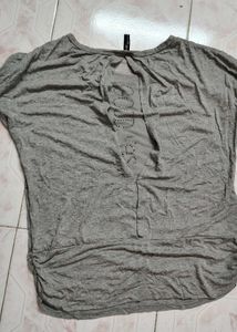 Graphic Print Grey T-Shirt