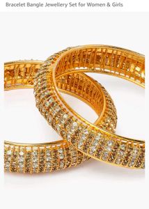 Traditional Gold Plated ✨ Bangle Set For Women👸
