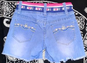 Denim Shorts For Kid Girls