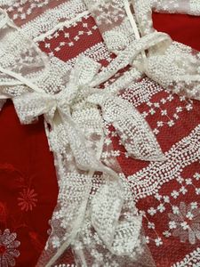 Lace Cover-Up Sweater🤍