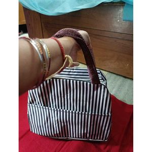 Striped Handbag