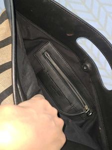 Exported Jute&amp;Leather Tote Bag-(New) never used