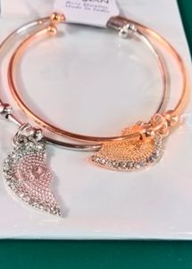 Golden And Silver Stone Bracelet