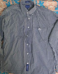 GANT Black &amp; White Gingham Button-Down Shirt