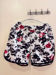 Floral Print Shorts