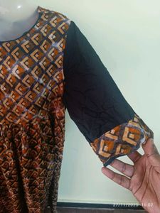 xxl Elegant Printed Dress