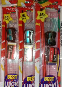 NATARAJ Scale, Pencil, Sharpener &amp; Eraser