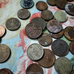 80 To 90  Vintage Coins Lot