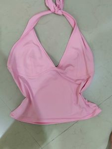 Pink Halter Top