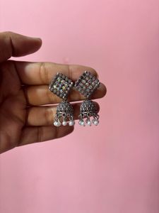 Oxidised Earings