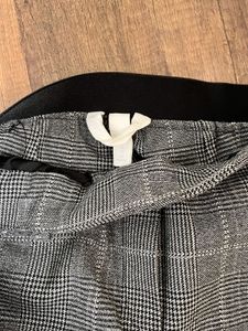 Grey Checked Trousers